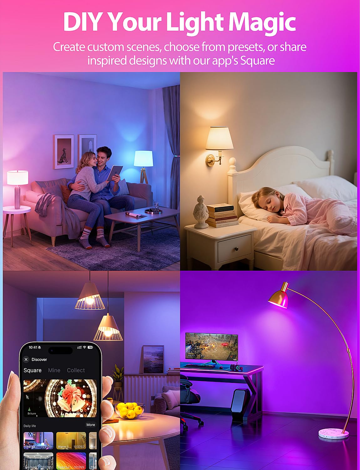 Odnora smart bulbs offer energy-saving LED 9W with smart scheduling