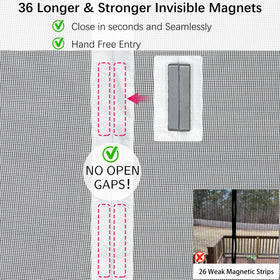 Odocovo bottom gravity sticks boost wind resistance and door stability.
