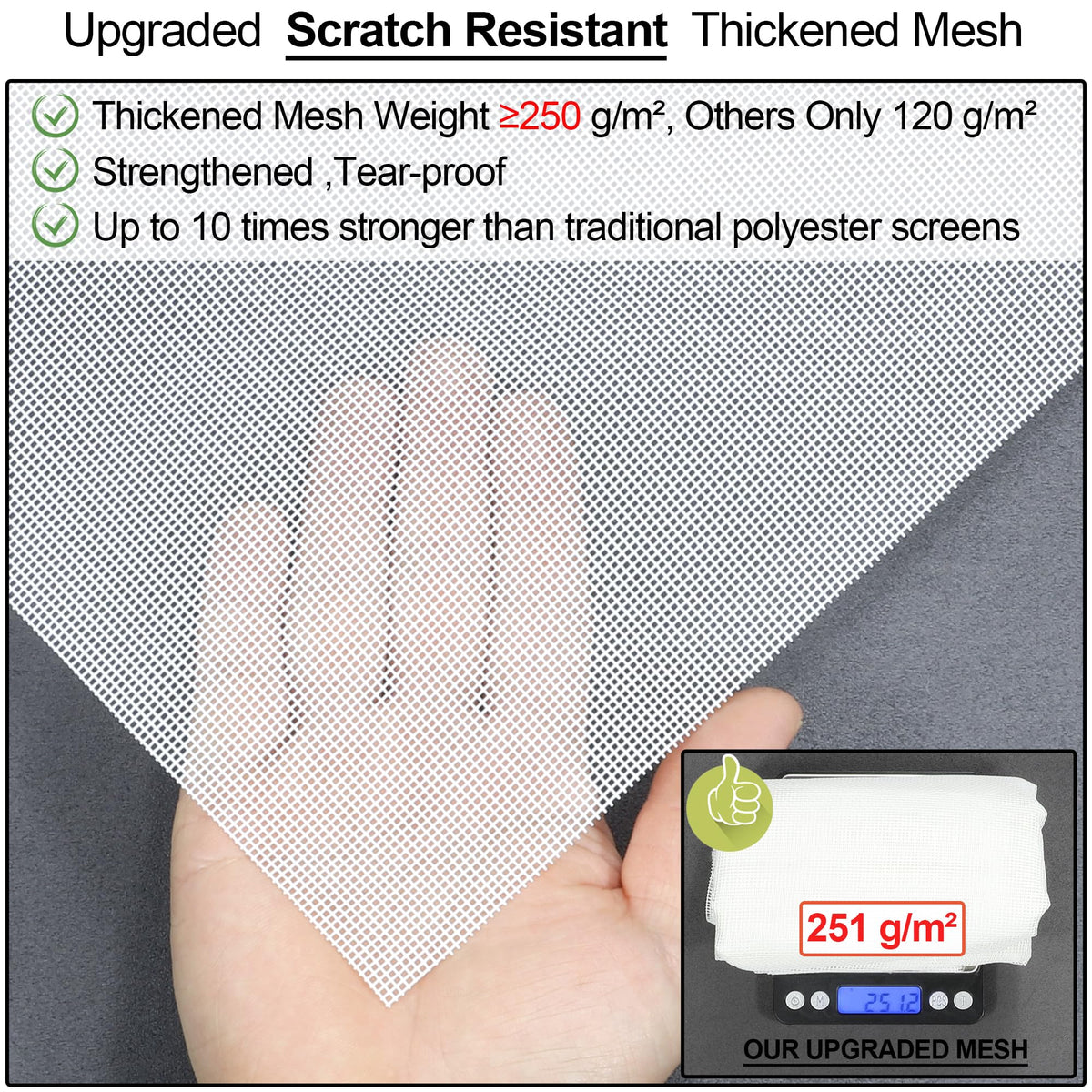 Odocovo easy-install hoop-and-loop adhesive strips for quick mounting.