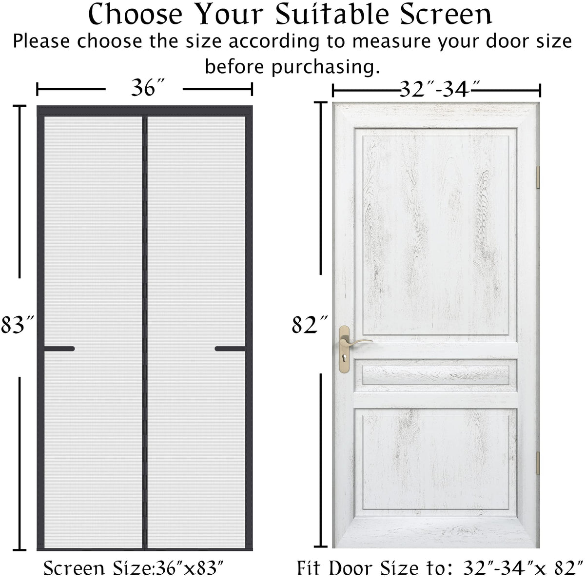 Odocovo full-length 36 magnets closure ensures seamless door operation
