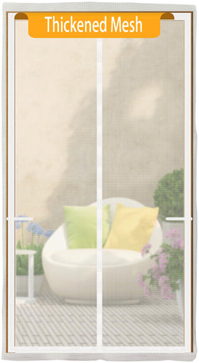 Odocovo upgraded magnetic screen door shows 250gsm reinforced mesh for durability and pet resistance.