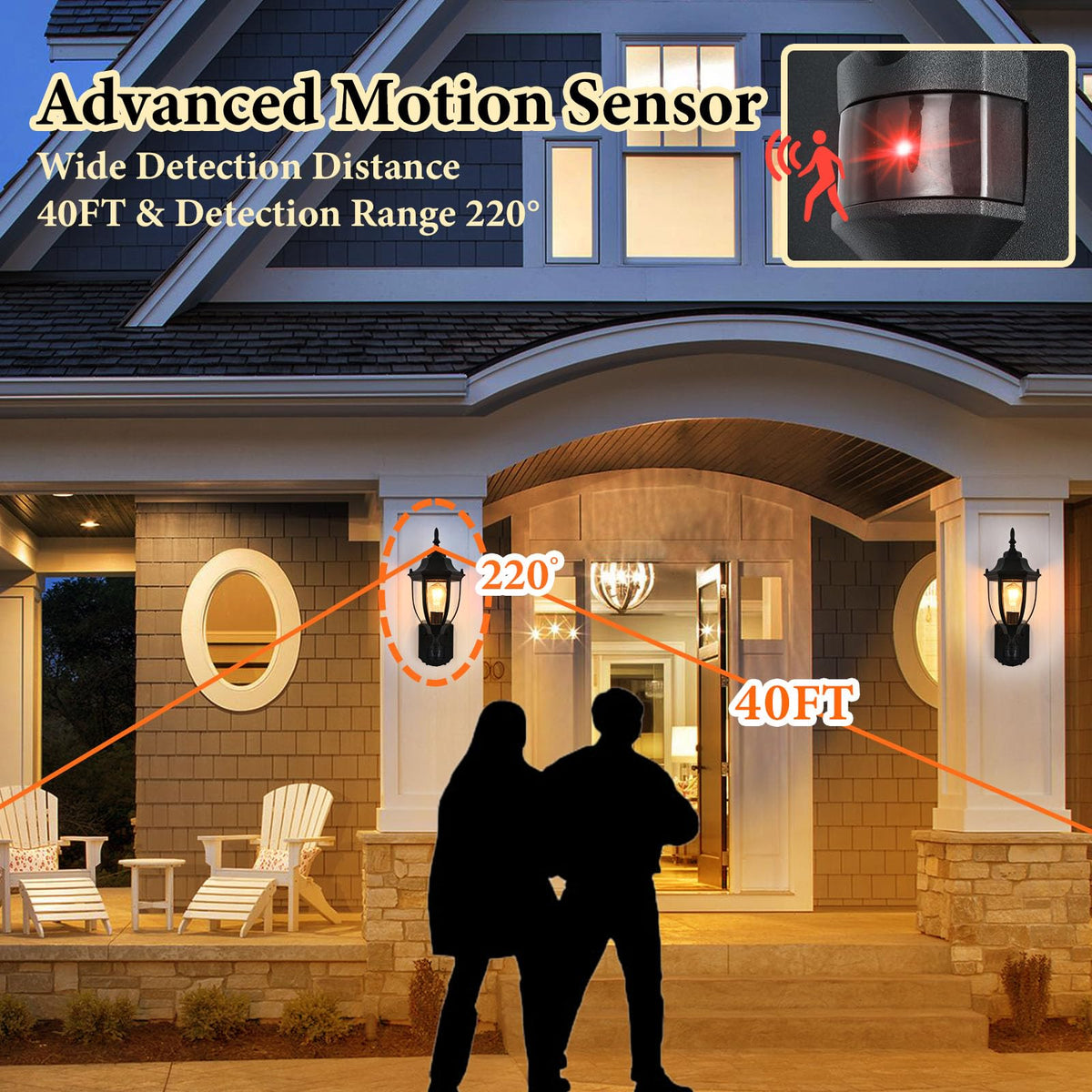 Odorpower dusk-to-dawn automation lights when needed for energy-conscious evenings.