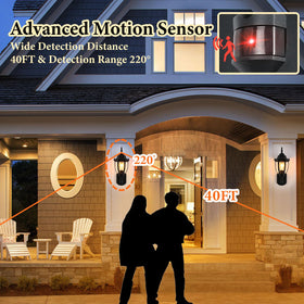 Odorpower dusk-to-dawn automation lights when needed for energy-conscious evenings.