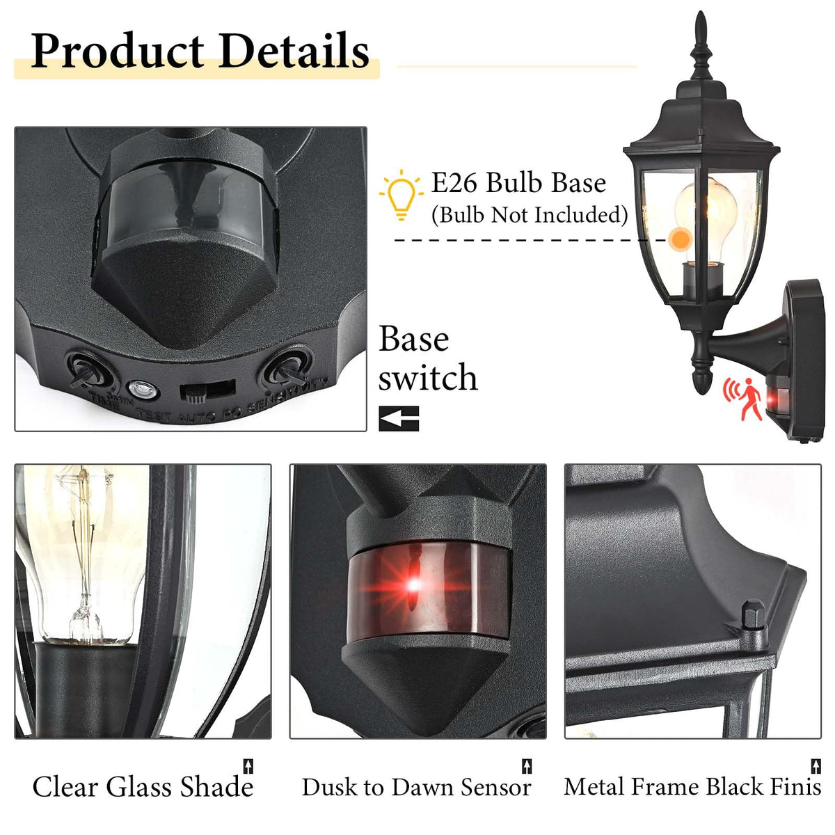 Odorpower open-bottom design allows quick bulb changes and easy cleaning.