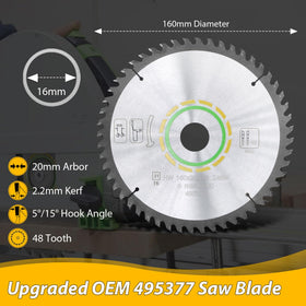 OEM home 495377 teeth closeup highlights tungsten carbide durability