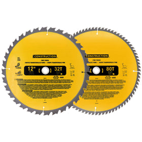 OEM Home 12in blade 80T close-up for fine finish cuts