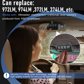 OEM Upgrade 894LT remote durable ABS finish highlighted in close-up