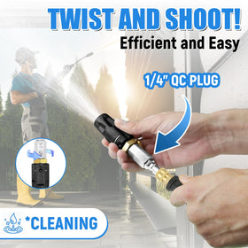 OEM Upgrade soft wash nozzle extended reach up to 50 feet for elevated surfaces