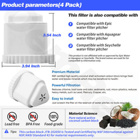OemRep filter lasts up to 150 gallons for fewer replacements.