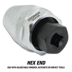 OEMTOOLS 25438 universal compatibility shows multiple drive options for different setups.
