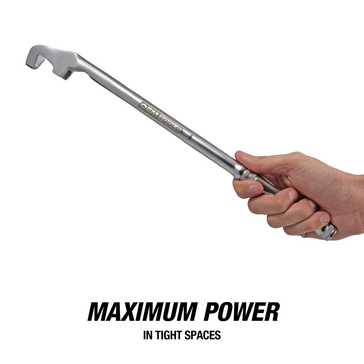 Extended reach assists automotive tasks in cramped areas with OEMTOOLS.