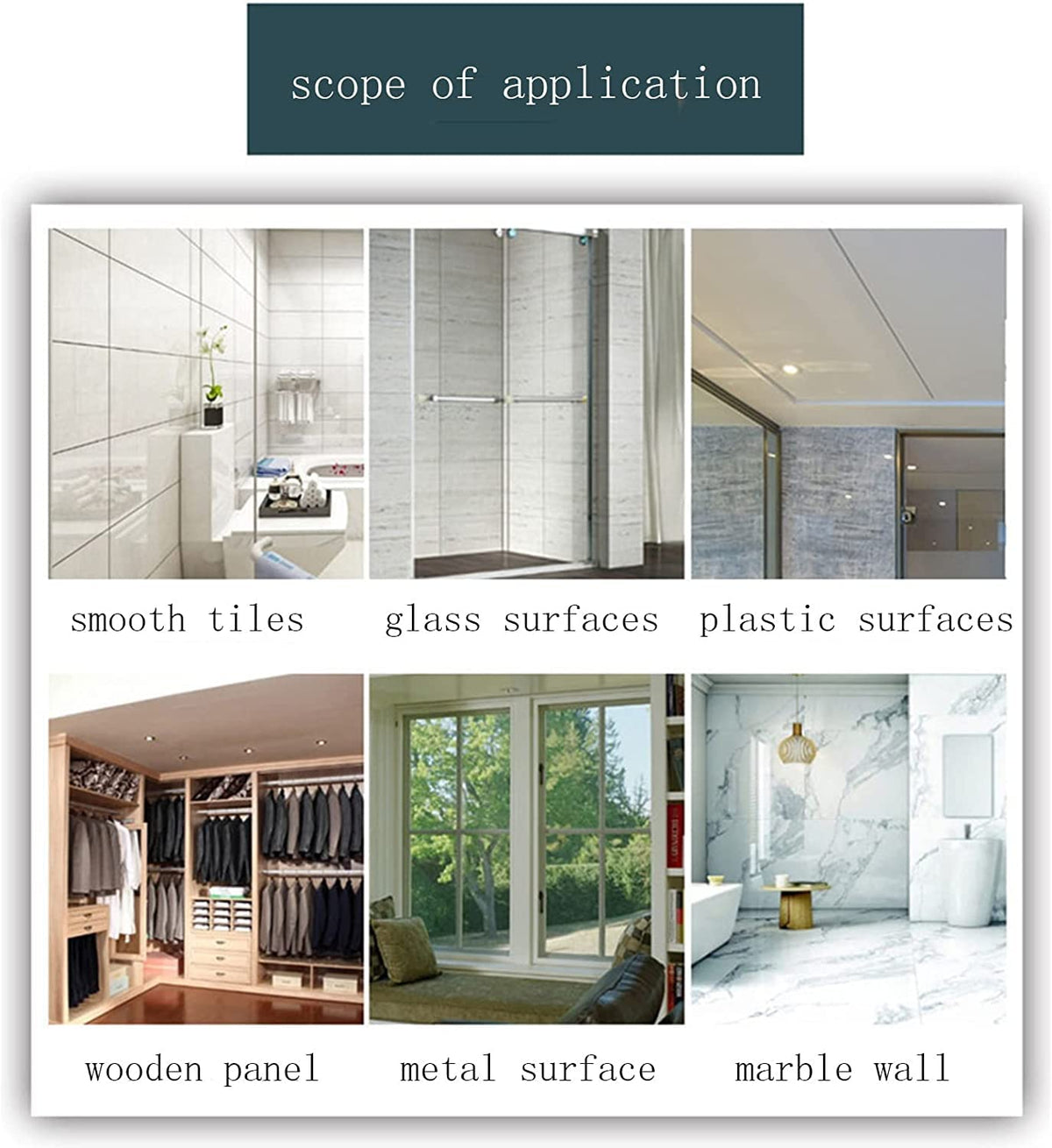 OEOEKHDJ surface compatibility on walls and tiles