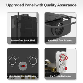 OEVANT water heater is ideal for outdoor use in camping and RV adventures.