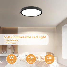 OFFIY 12-inch LED panel with selectable 3000K/4000K/6000K offers versatile task lighting.