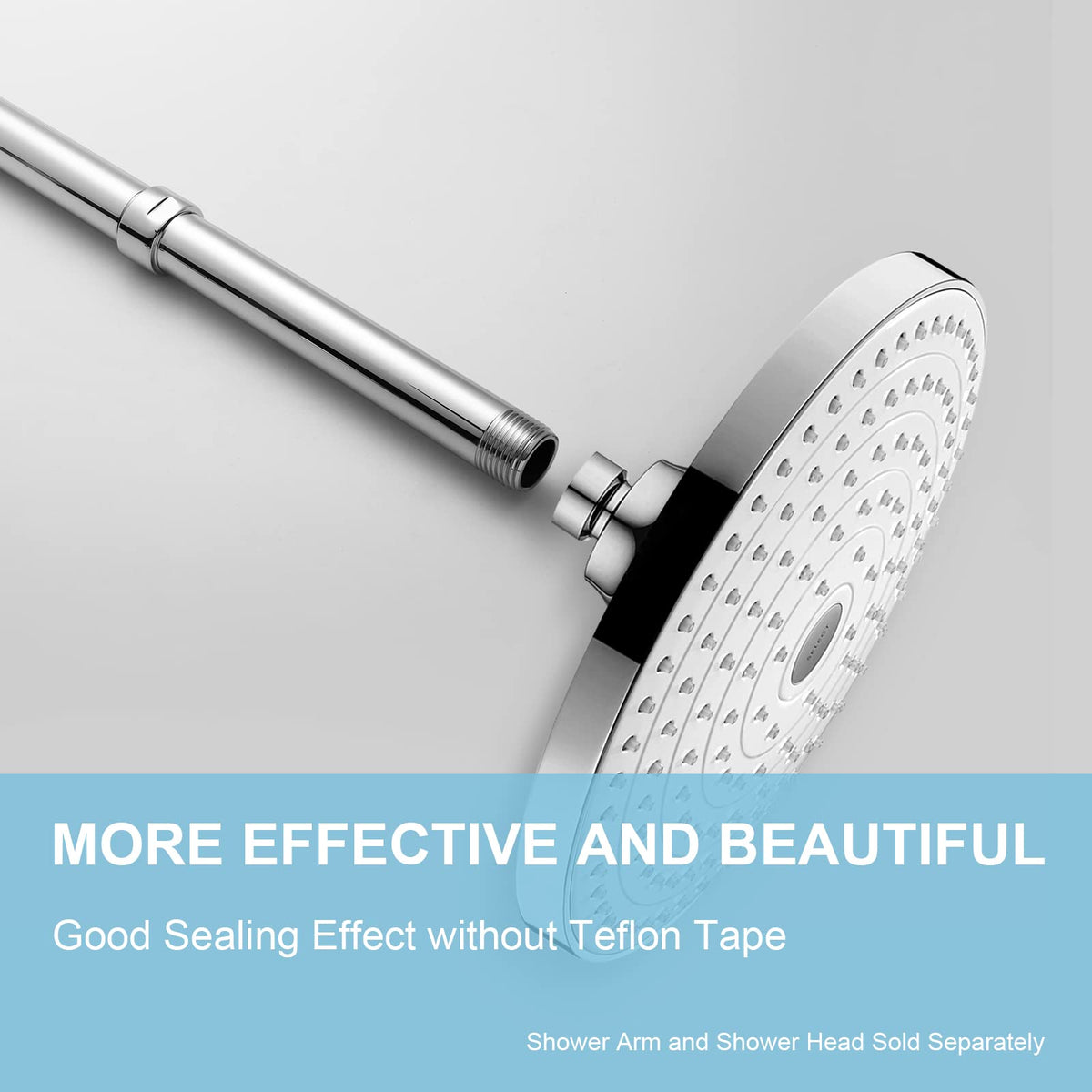 OFFO chrome finish shows durable shine with scratch resistance.