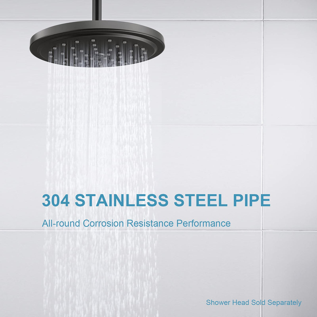 OFFO 304 stainless steel arm resists corrosion for long-lasting performance.