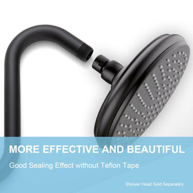 OFFO shower arm flange attachment for secure wall connection