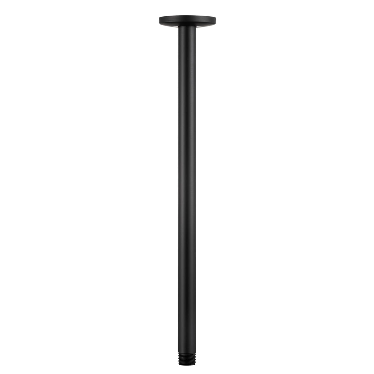 OFFO shower arm with flange provides secure ceiling-mounted water delivery.