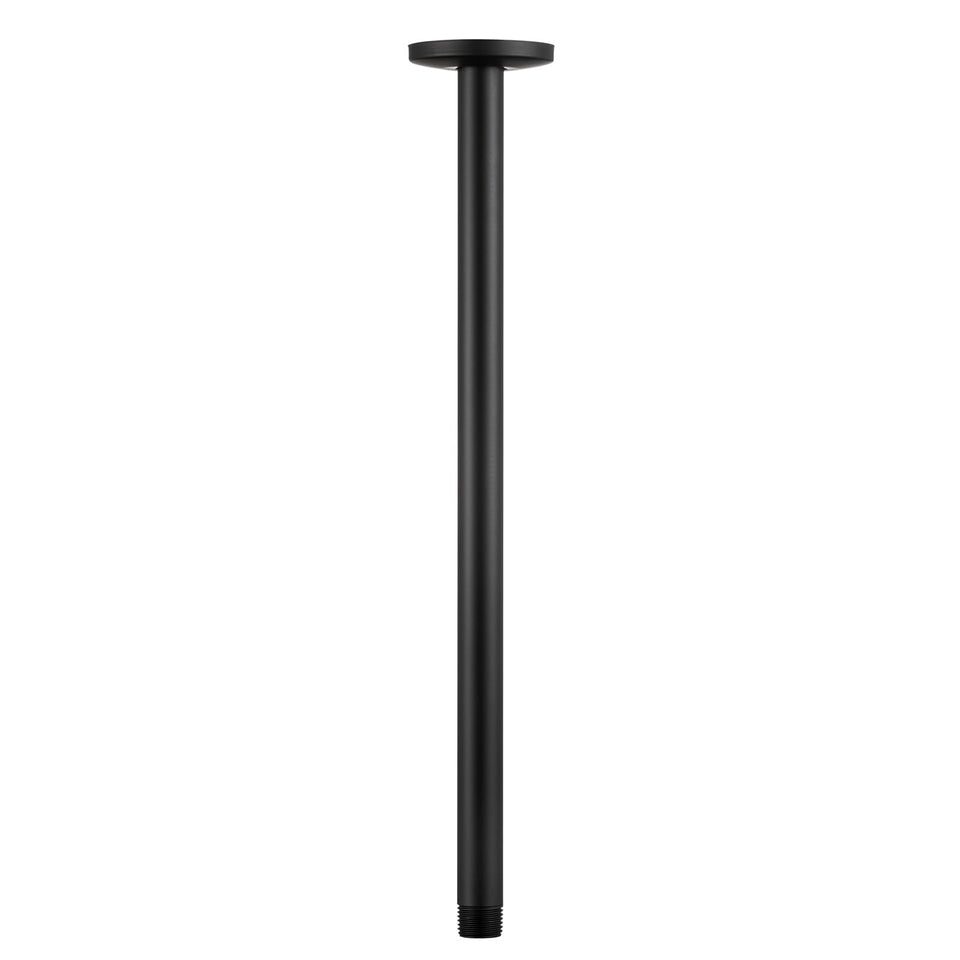 OFFO shower arm with flange provides secure ceiling-mounted water delivery.