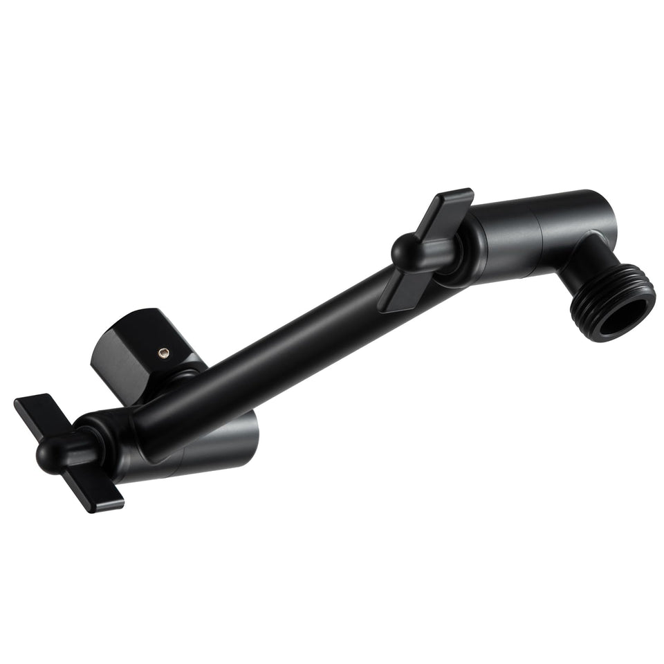 OFFO shower head extension arm 6in with adjustable height.