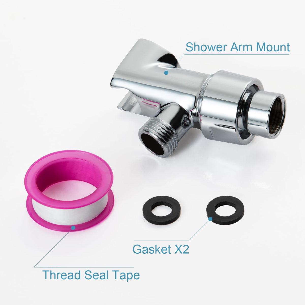 OFFO universal-compatible design fits many handheld showers for upgrades.