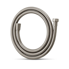 OFFO shower hose brushed nickel 60in anti-wind prevents tangles during installation