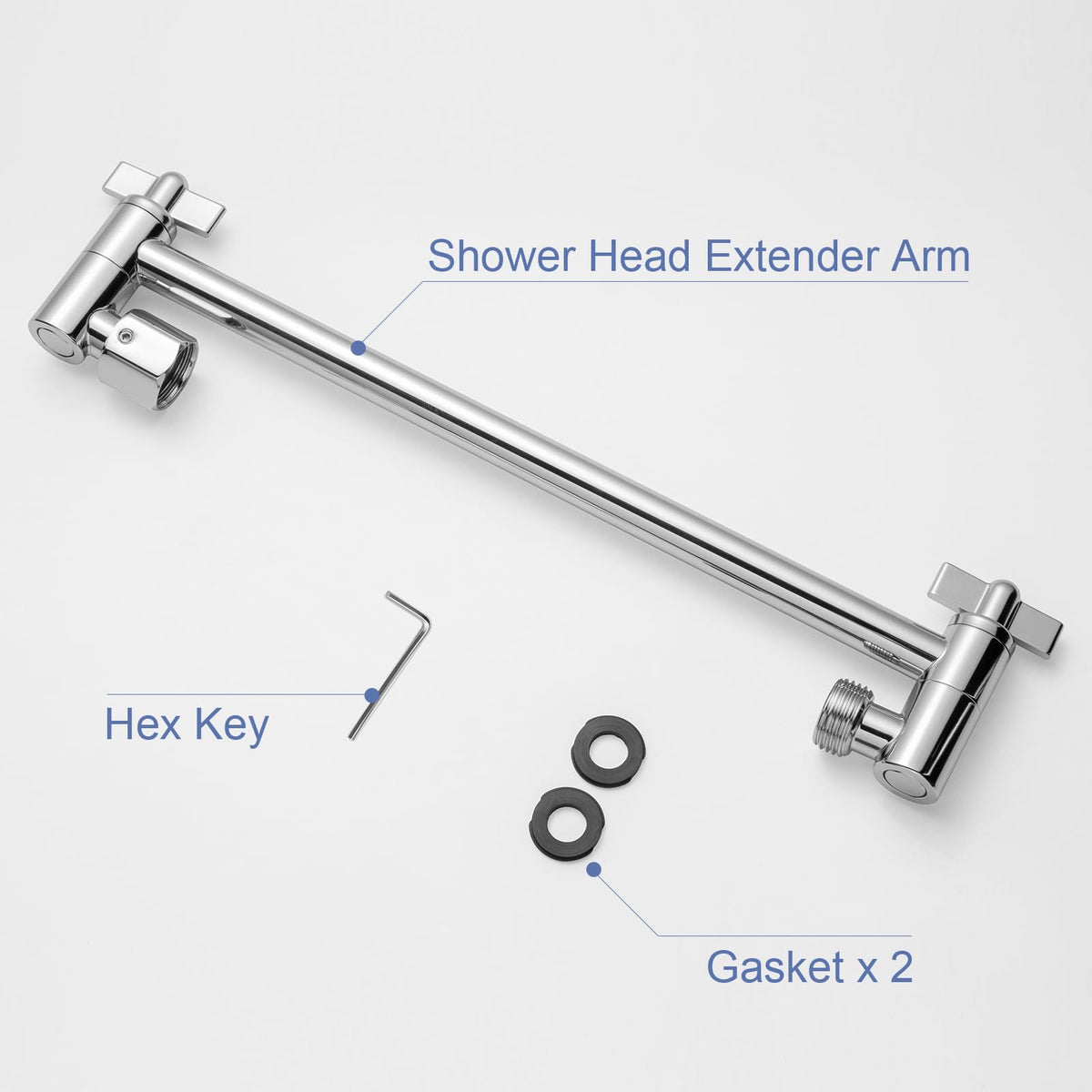 OFFO two-knob angle control for precise height and direction