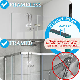 Ofiray-home stainless steel guard clip maintains grip on glass and reduces falling.