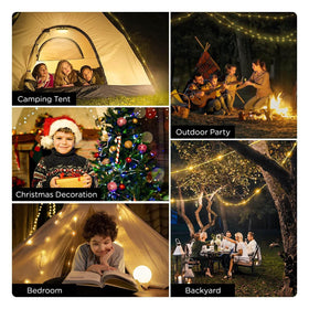 OGERY 8 modes for cozy ambient lighting or bright work light.