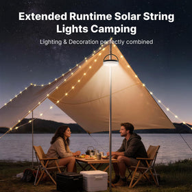 OGERY 5400mAh battery powers lights and charges devices on trips.