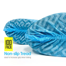Ogunuoki XL shoe covers are easy to put on and remove.