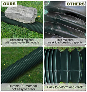 Ogutter adapters fit 2x3, 3x3, and 4x3 downspouts