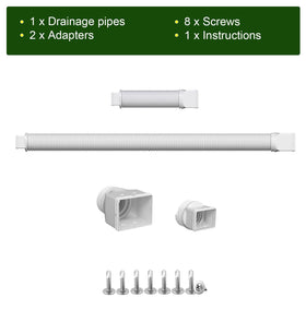 Ogutter outdoor installation demonstrating extended length for drainage