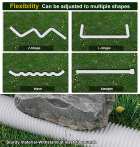 Ogutter screws and installation kit used to secure adapters to downspouts.
