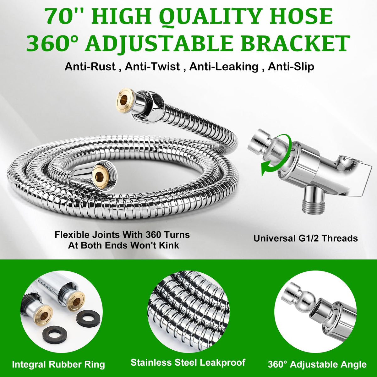 OHDAY anti clog nozzles, maintains consistent spray over time.