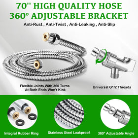 OHDAY anti clog nozzles, maintains consistent spray over time.