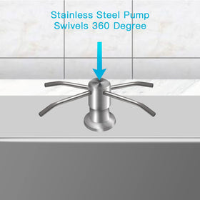 OHiHi no-spill 47 inch extension tube for tall soap bottles at the sink