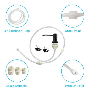 OHiHi no-spill extension reduces spills and keeps countertops tidy.