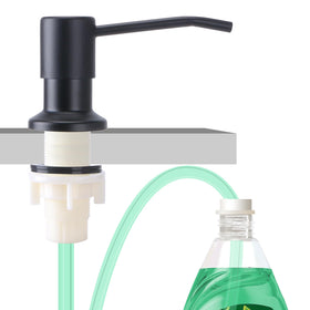 OHiHi kitchen sink soap dispenser provides mess-free refills and sleek design.