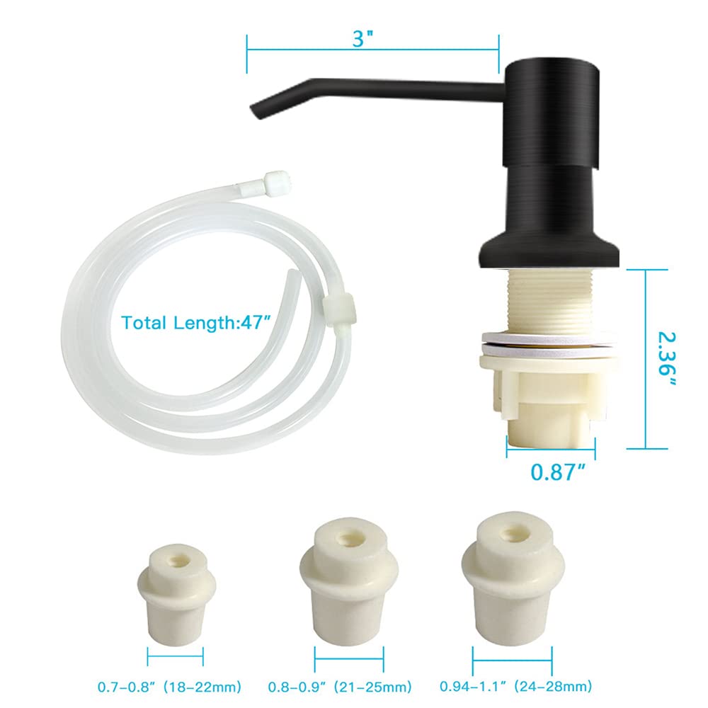 OHiHi stainless steel body with ABS pump for durable, smooth operation.