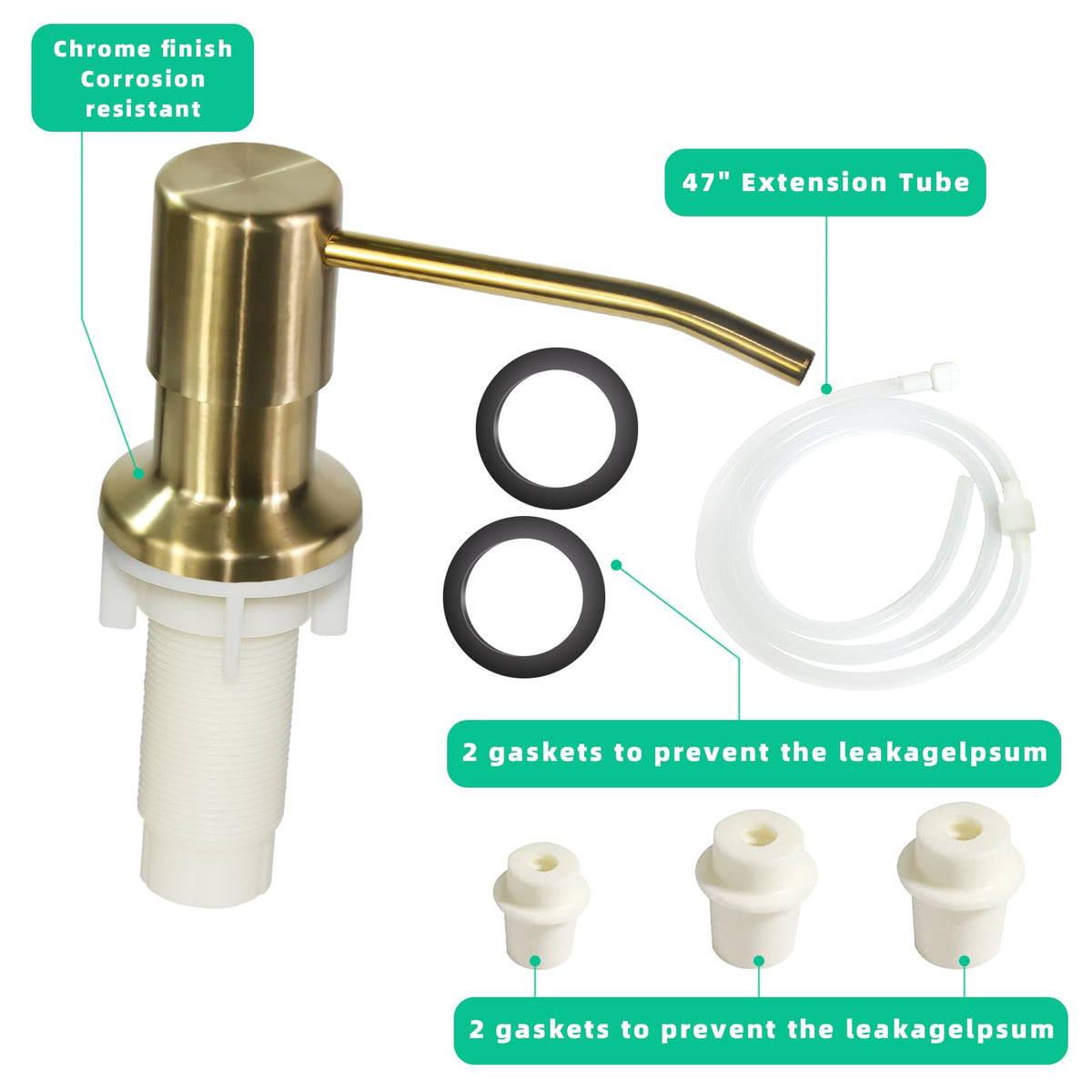 Premium stainless steel exterior with PE interior for longevity and rust resistance.