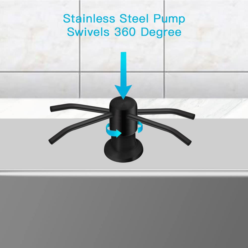 OHiHi under-sink dispenser installed for clutter-free kitchen organization.