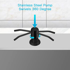 OHiHi under-sink dispenser installed for clutter-free kitchen organization.