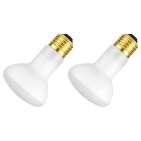 OHLECTRIC 50W popcorn bulb front view showing the frosted glow for kitchen lighting