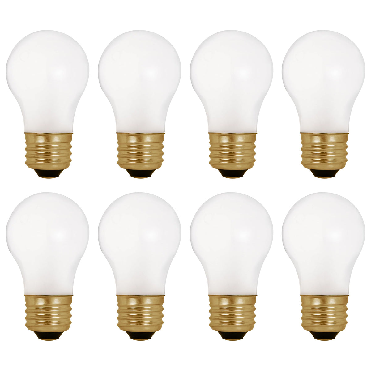 OHLECTRIC A15 bulbs with diffused frosted light for soft indoor illumination.