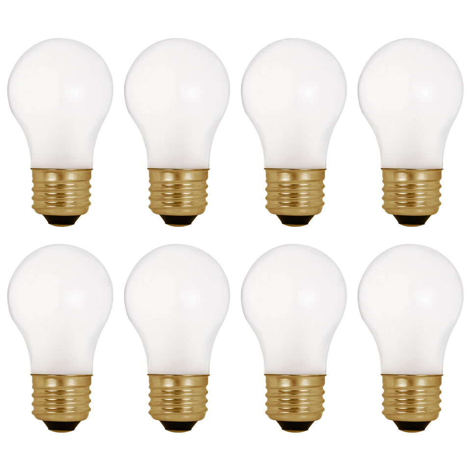 OHLECTRIC A15 bulbs with diffused frosted light for soft indoor illumination.