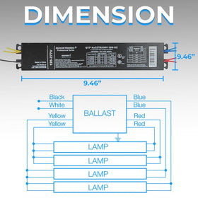 OHLECTRIC ballast durable metal construction supports long-lasting performance in commercial lighting.