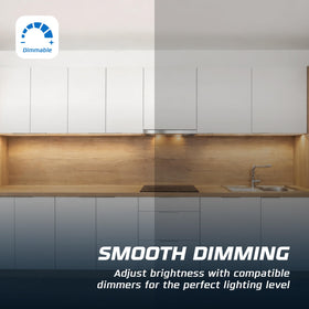 OHLECTRIC warm white 2700K dimmable glow for ambiance.