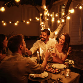 OHLUX durable lighting for outdoor weddings or events