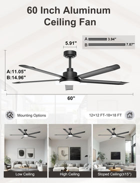 Ohniyou app and remote interface for easy lighting and speed control.